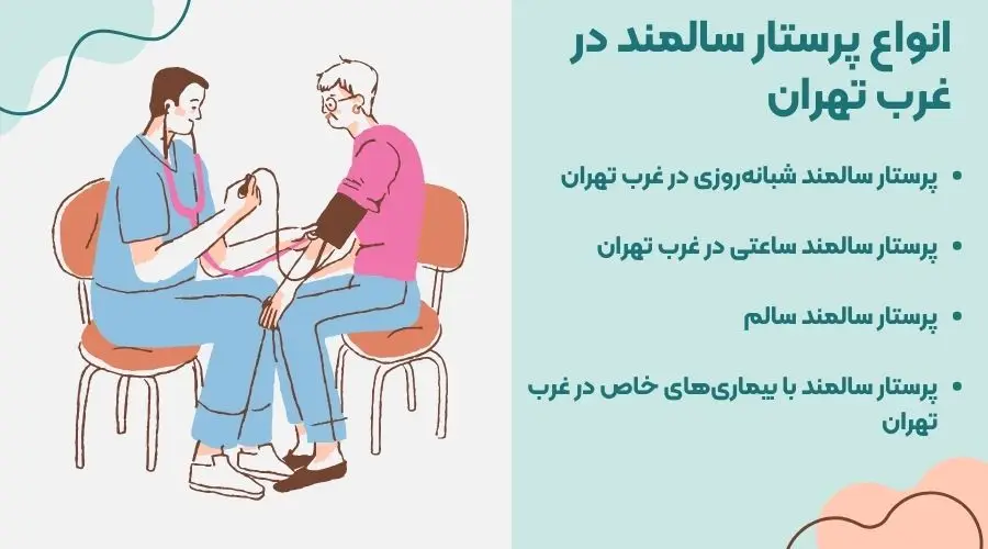 پرستار سالمند در غرب تهران 6 اینفوگرافی پرستار سالمند غرب تهران