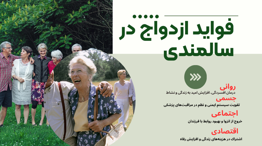 ازدواج در سالمندی| تاثیر ازدواج در سالمندی 1 اینفوگرافی ازدواج در سالمندی